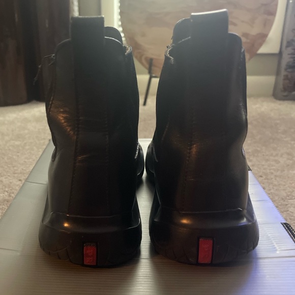 Prada Calzature Uomo PS1065 SKISKOLAER NERO size 8 - Picture 5 of 6